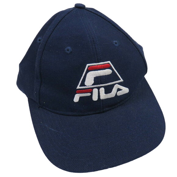 Fila Embroidered Logo Snapback Dad Hat - Picture 1 of 10